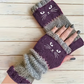 🐱Søte strikkede kattehansker for kvinner — for varme hender og frie fingre🧶