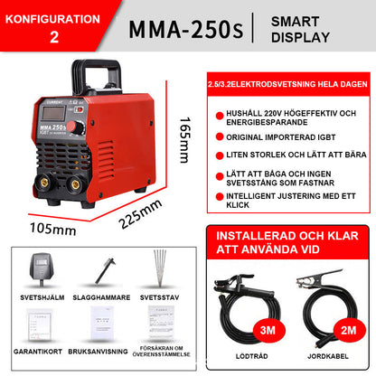 🚀Spesialtilbud🔥Helautomatisk Cual Voltage Dual-purpose Industrial Grade Solid Copper Sveisemaskin