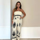 💞 Våren 2025 Tube topp suspender jumpsuit🥰