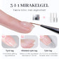 ✨️💅3-i-1 allsidig, høytransparent neglebyggingsbasegelé