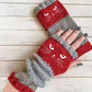 🐱Søte strikkede kattehansker for kvinner — for varme hender og frie fingre🧶