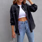Denim-jakke med avslappet passform——Gratis levering