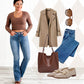 🎅 Stilige Plus Size High Stretch Tummy Tightening Jeans