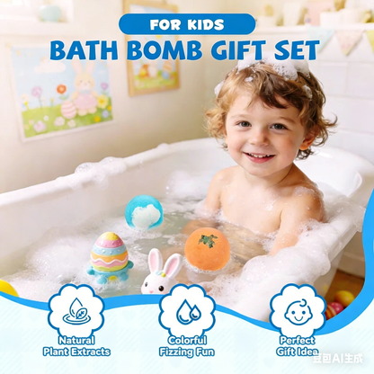 🛁 60 % RABATT |🌊 Badebomber med havtema | 60 g * 12 stk., skummende badetid og morsom gaveidé ✨