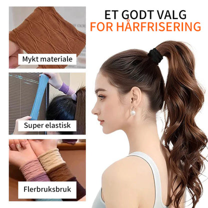 Oppgraderte hårbånd med høy elastisitet - Essentials for høy hestehale