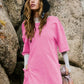🦋Hot Sale 50% OFF-Oversized T-skjorte V-formet rygg Romper💖