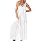 Kvinners Casuelle V-Hals Uten Ermer Bredbent Jumpsuit