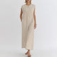 Stripete, uformell jumpsuit for kvinner