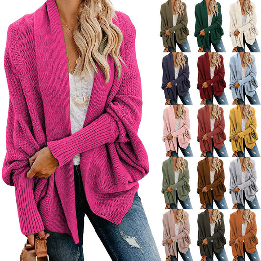 🔥Langermet strikket cardigan ✈️Gratis frakt