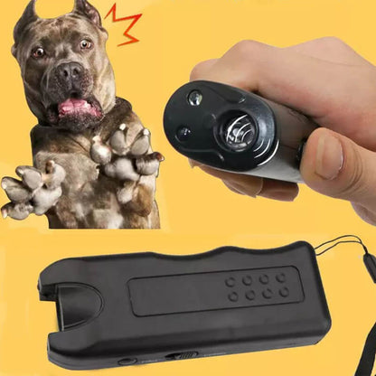 🔥Hot Sale🔥Håndholdt Bark Control Luminous Ultrasonic Dog Repeller