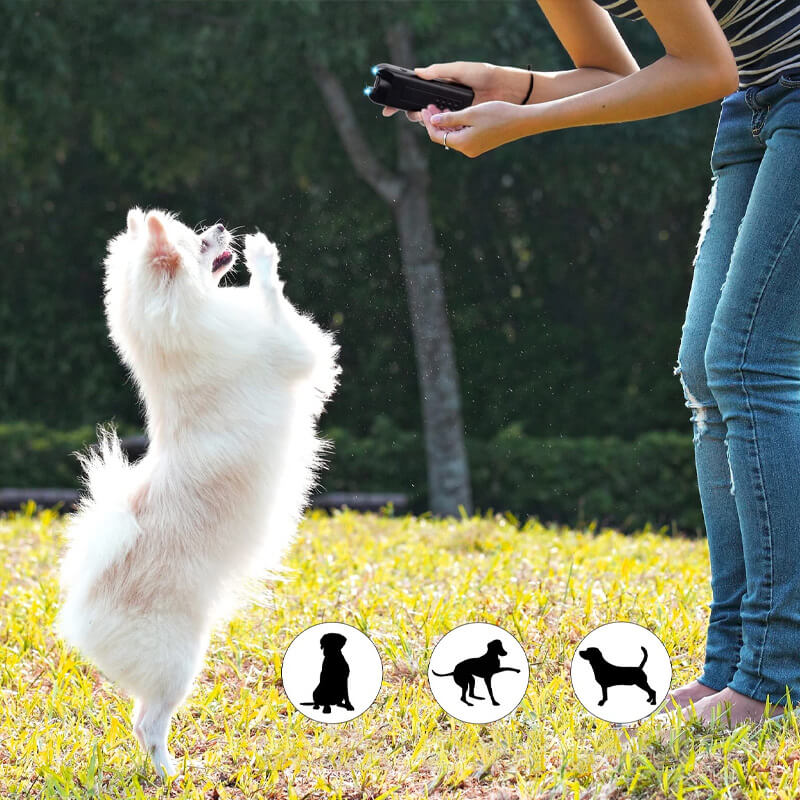 🔥Hot Sale🔥Håndholdt Bark Control Luminous Ultrasonic Dog Repeller