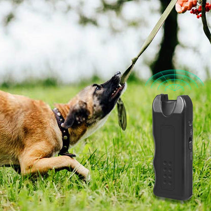 🔥Hot Sale🔥Håndholdt Bark Control Luminous Ultrasonic Dog Repeller