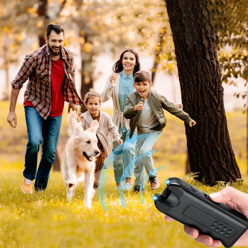 🔥Hot Sale🔥Håndholdt Bark Control Luminous Ultrasonic Dog Repeller