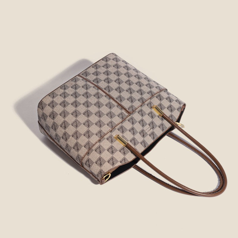 [Kvinnens Gave] Allsidig trykt crossbody tote vesken sett