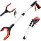 Sammenleggbar griper med 360° svingbar klips
