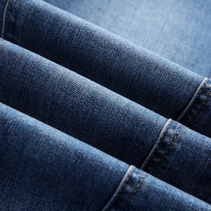 ✨Nyankomne✨Høytaljede jeans med utringning og delt hem