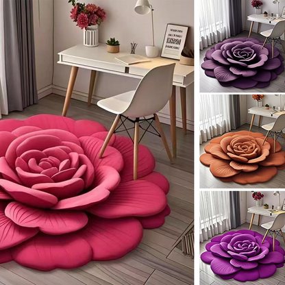 ⏳ Tidsbegrenset spesialtilbud⌛Gulvmatte med blomsterplysj og kiselgur