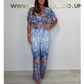 🌷Summer Hot Sale-49% avslag🩵Bohemsk jumpsuit med bredt ben og trykk