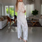Todelt blondedress for kvinner
